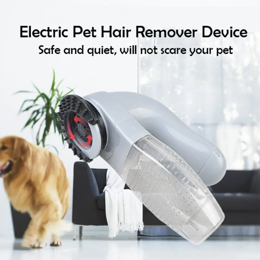 Pet Shedding Tool Hair Fur Remover Puppy Electric Hair Shedding Grooming Brush C